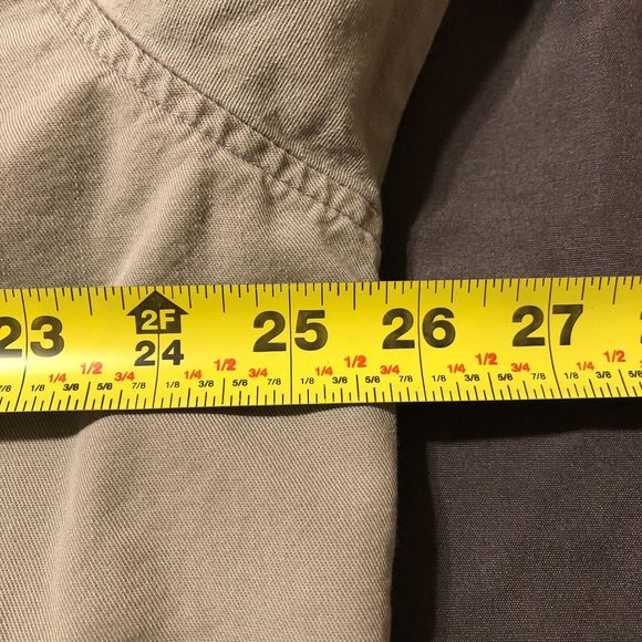 Benchmark FR HRC1 Vented Gray Button Down Pearl Snap Long Sleeve Men's Size 2X - Picture 7 of 12